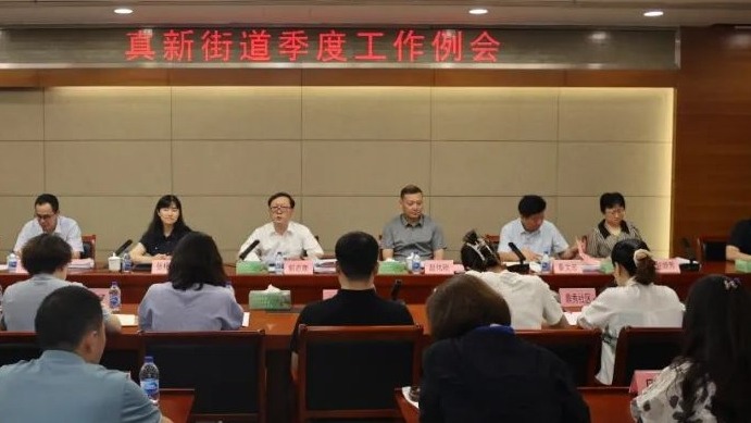 真新街道召开2025年度三季度工作例会