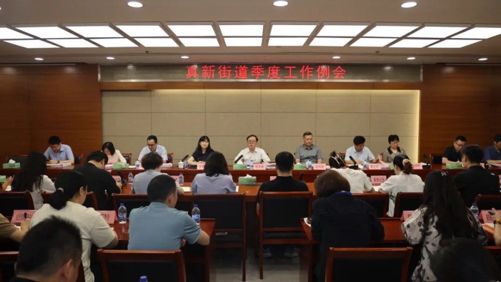 真新街道召开2025年度三季度工作例会