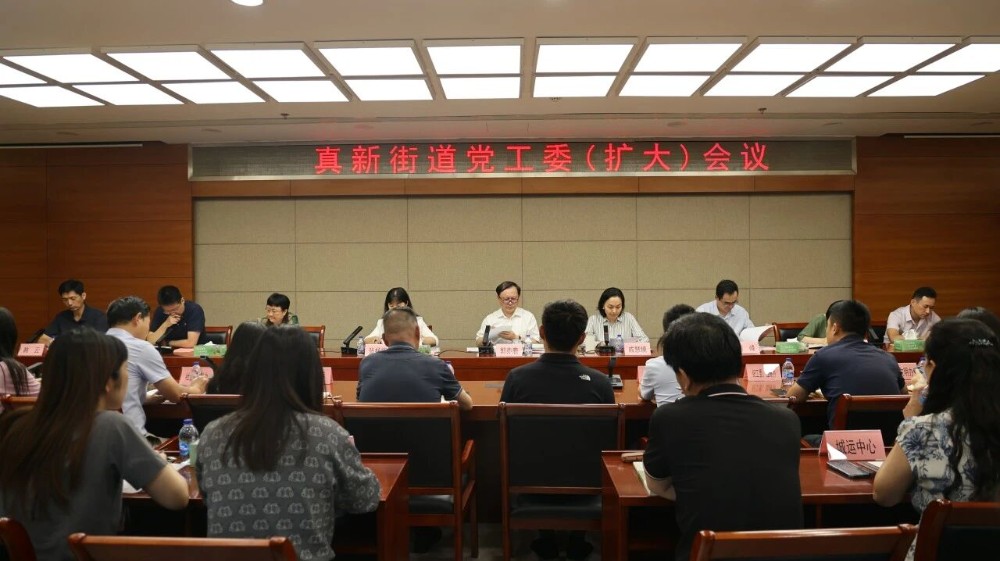 真新街道召开党工委(扩大)会议,推进作风建设常态化长效化